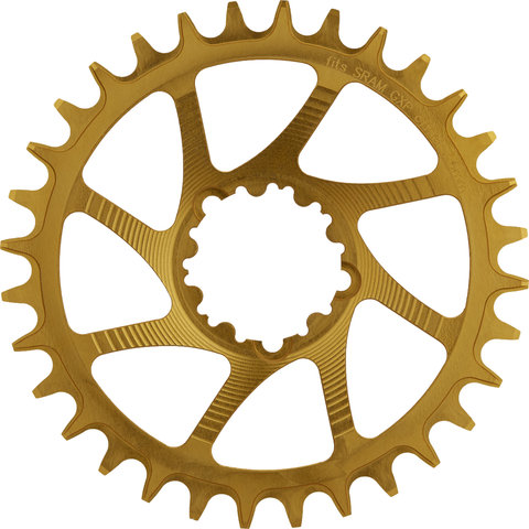 Garbaruk Round Chainring GXP/DUB Boost Direct Mount Single Speed - gold/32 