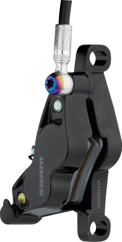 SRAM G2 Ultimate Carbon Disc Brake - gloss black-rainbow/Front wheel/Flip-Flop (non-side-specific)