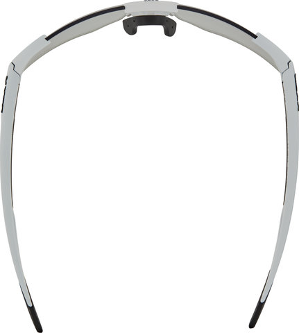 uvex Lunettes de Sport pace perform S V - white mat/litemirror silver