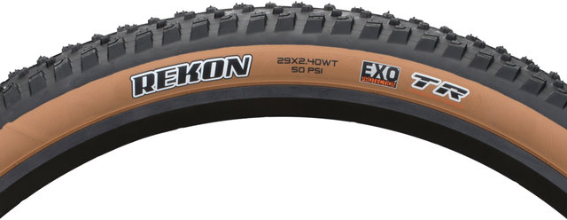 Maxxis Rekon Dual EXO WT TR Skinwall 29" Folding Tyre - skinwall/29x2.4