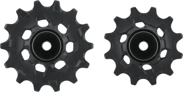 SRAM Set de Galets de Dérailleur Hybrides Céramique X01 Eagle / XX1 Eagle - black/12 dents (galet guide), 14 dents (galet tendeur)