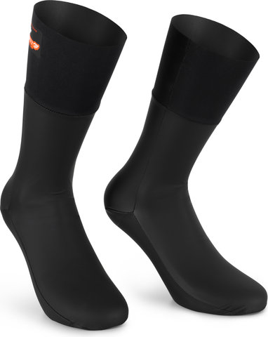 ASSOS RSR Thermo Rain Socken - black series/39 - 42