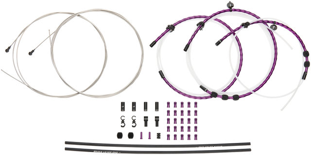 Jagwire Set de cables de frenos Road Elite Link - limited purple/universal