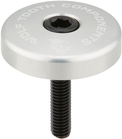 Wolf Tooth Components Ultralight Top Cap w/ Integrated Spacer - silver/5 mm