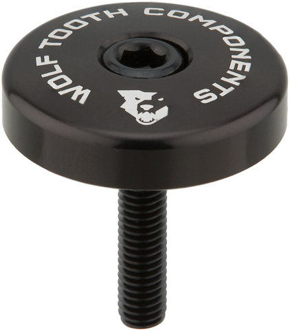 Wolf Tooth Components Ultralight Top Cap w/ Integrated Spacer - black/5 mm