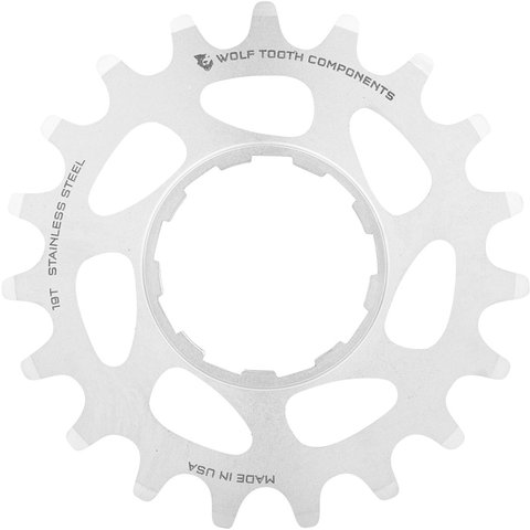 Wolf Tooth Components Stainless Steel Singlespeed Sprocket - silver/19 tooth