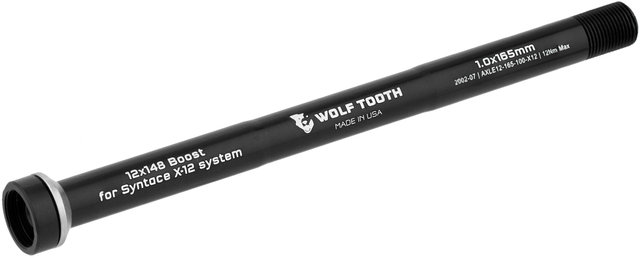 Wolf Tooth Components Eje pasante X-12 RT - black/12 x 148 mm