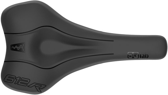 SQlab 612 Ergowave R Carbon Saddle - black/120 mm