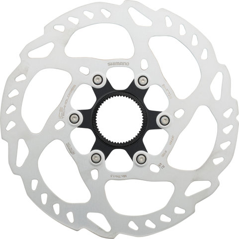 Shimano SM-RT70 Center Lock Brake Rotor for SLX w/ External Teeth - silver/180 mm