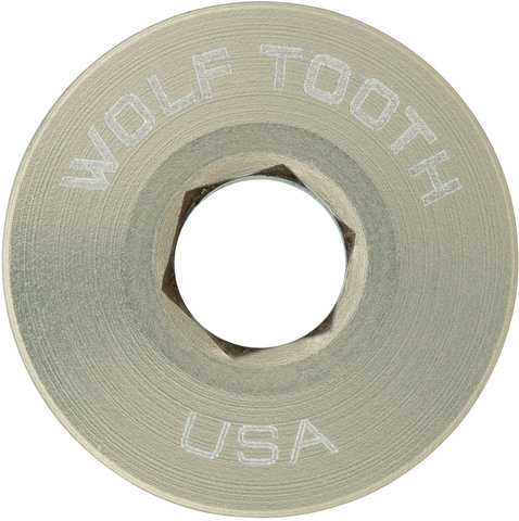 Wolf Tooth Components Tornillos de plato rosca M8 4 brazos 10 mm - silver/10 mm