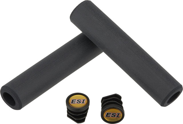 ESI Empuñaduras de manillar de silicona Racers Edge - black/130 mm