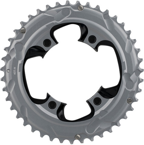 SRAM Road Chainring for Force/Rival Wide, 2x12-speed, 94 mm Bolt Circle - polar grey/43 tooth