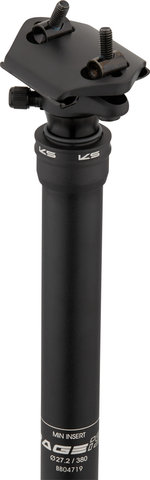 Kind Shock RAGE-iS 65 mm Seatpost - black/380 mm/27,2 mm/0 mm/Without