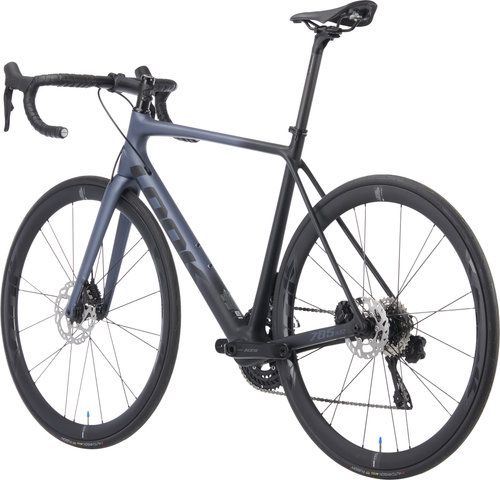 Look 785 Huez Disc 105 Di2 R38D Carbon Road Bike - metallic grey blue satin/28"/M