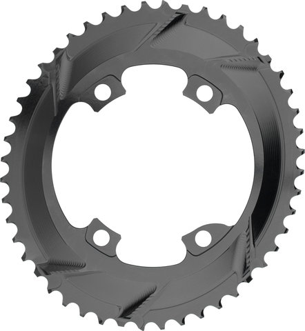 absoluteBLACK Oval Road 110/4 Chainring for Sub-Compact - black/48 