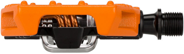 crankbrothers Pedales de clip/plataforma Double Shot 2 - orange-black/universal