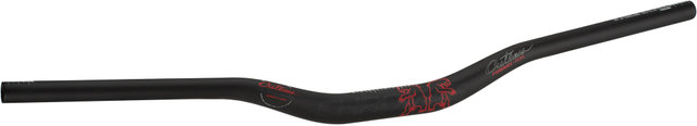 Chromag Manillar Fubar Cutlass 31,8 35 mm Carbon Riser - black-red/800 mm 9°