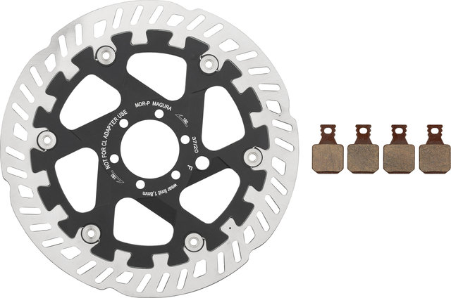 Magura MDR-P Bremsscheiben und Belag Kit 6-Loch 180 mm - 8.R/180 mm