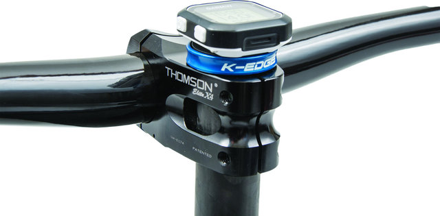 K-EDGE Gravity Cap Stem Mount for Garmin Edge - blue