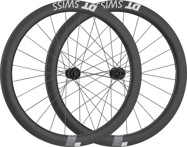 DT Swiss Set de Roues en Carbone ARC 1400 DICUT 50 Disc Center Lock 28" - noir/142 mm/100 mm/28"/Shimano Route/100 mm/100 mm/142 mm