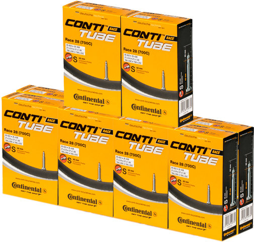 Continental Race 28 Inner Tube - 10 pieces - universal/20-25 x 622-630 Presta 42 mm