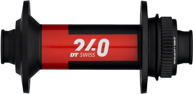 DT Swiss 240 Classic MTB Boost Centre Lock Disc Front Hub - black/15 x 110 mm / 28 hole