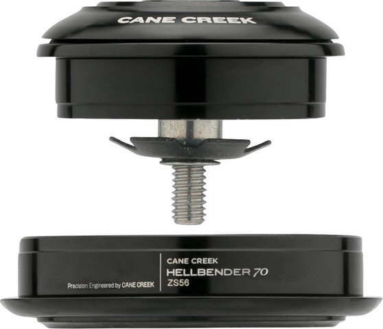 Cane Creek Hellbender 70 ZS44/28,6 - ZS56/40 Steuersatz - black/1 1/8" - 1,5" tapered/ZS44/28,6 - ZS56/40