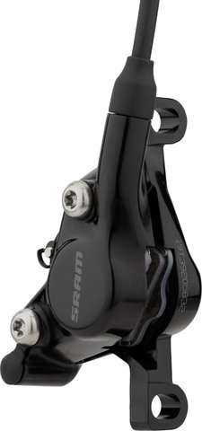 SRAM Level Silver Stealth 2-Piston Disc Brake - black anodized/Front wheel/Flip-Flop (non-side-specific)