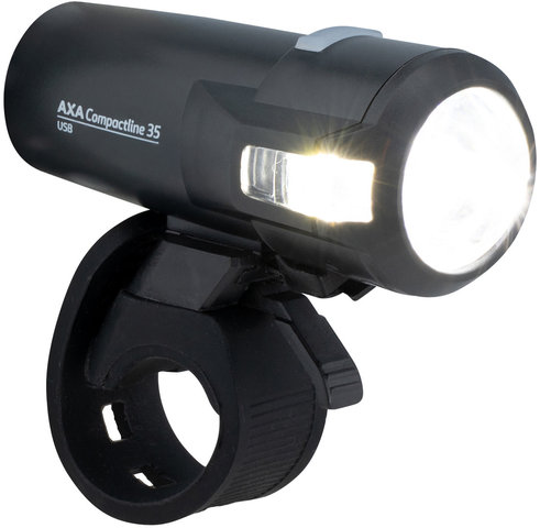 Axa Compactline 35 USB Front Light - StVZO approved - black/35 lux