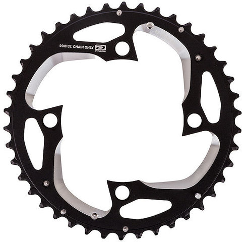 Shimano XT FC-M780 / FC-T780 / FC-T781 10-speed Chainring - black-silver/42 tooth