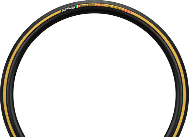 Challenge Strada Pro 28" Folding Tyre Set - black-brown/30-622 (700x30c)