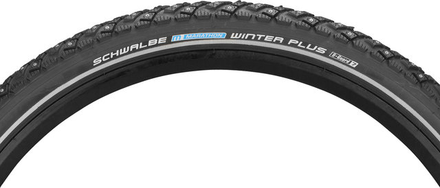 Schwalbe Marathon Winter Plus 20" Wired Spike Tyre - black-reflective/20 /42 mm/42-406/1.6 