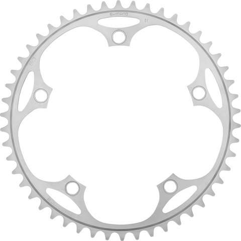 Shimano Dura-Ace Track Kettenblatt FC-7710 5-Arm 1-fach 1/2"x3/32" - grau/50 Zähne