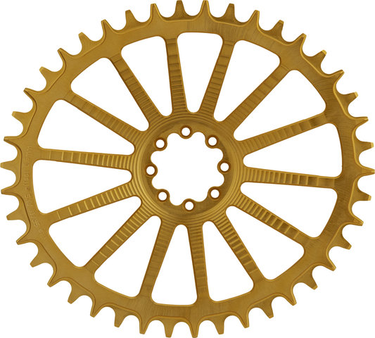 Garbaruk Oval Chainring AXS Road/CX SRAM Direct Mount 8-Hole Single Speed - gold/42 