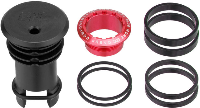 OneUp Components EDC Top Cap - red/1 1/8"