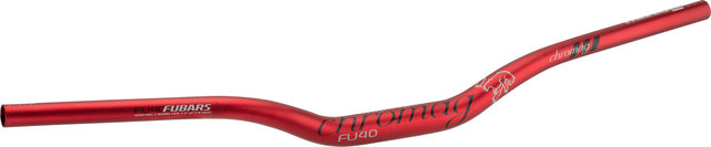 Chromag Manillar Fubars FU40 31,8 40 mm Riser - red/800 