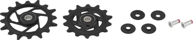 SRAM Pulley Set for XX Eagle Transmission AXS T-Type Rear Derailleur - black/14 teeth (guide pulley), 16 teeth (tension pulley)