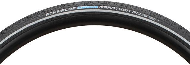 Schwalbe Marathon Plus 28" Wired Tyre - black-reflective/28-622 (28x1.10)