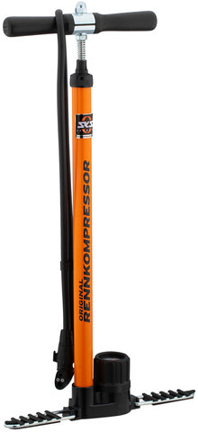 SKS Rennkompressor Standpumpe mit Multivalve-Schlauchanschluss - orange/universal