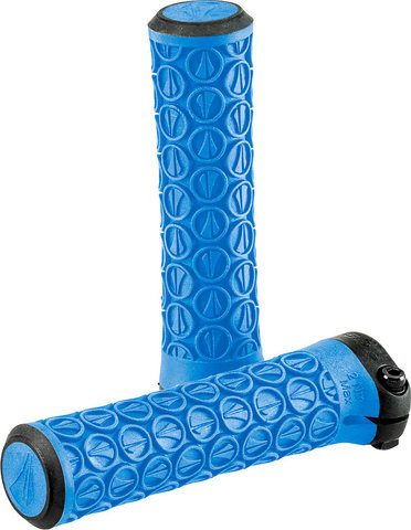 SDG Slater Jr. Lock-On Grips - cyan