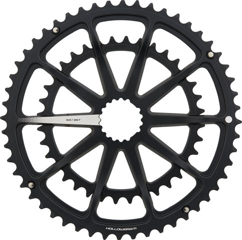 Cannondale OPI SpideRing Si 10-arm Chainring Set - black/36-52 tooth