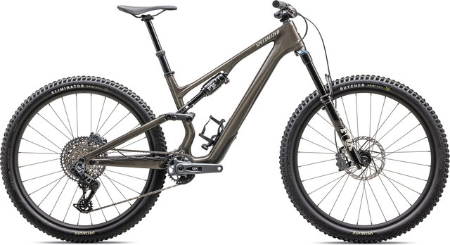 Specialized Vélo de montagne Stumpjumper 15 Expert Carbone - gloss gunmetal-white mountains/150 /29" (avant), 27,5" (arrière)/L