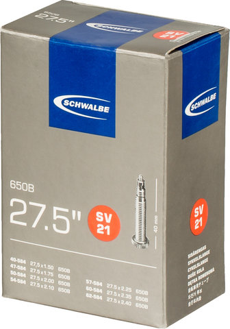 Schwalbe Schlauch 21 für 27,5" - universal/40-584 bis 62-584/SV/27,5 x 1,5-2,4 SV 40 mm/40 mm