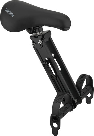 Shotgun Asiento delantero para niños para MTB y manillar juego completo - black