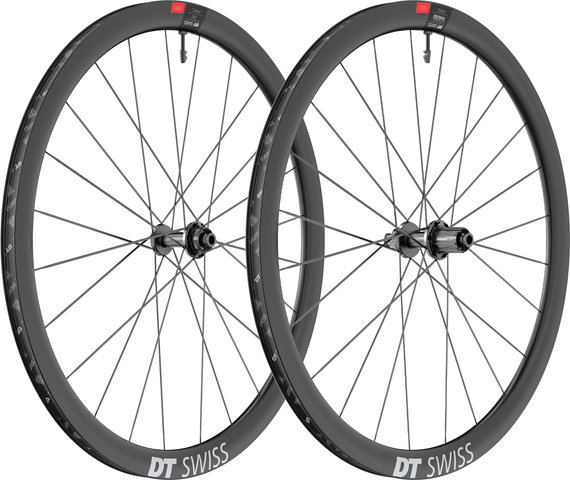 DT Swiss Set de Roues ARC 1100 DICUT 38 Disc Center Lock 28" - noir/142 mm/100 mm/28"/Shimano Route/100 mm/Shimano Route/100 mm/142 mm