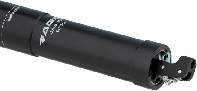 Kind Shock Tija de sillín RAGE-i 190 mm - black/34,9 mm / 535 mm / SB 0 mm / sin Remote