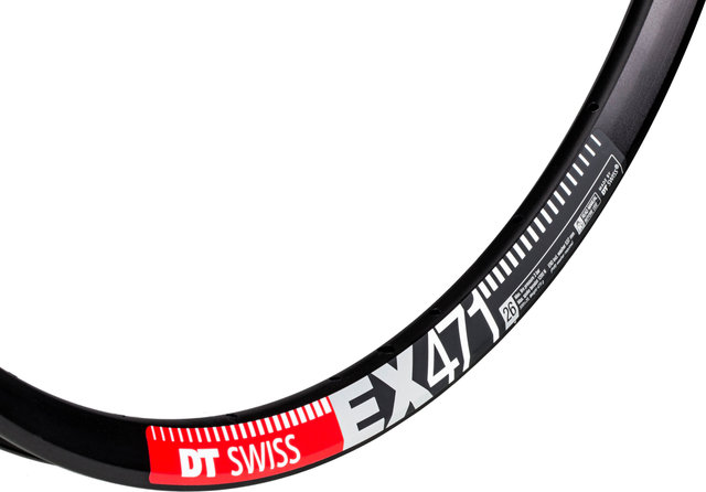 DT Swiss Llanta EX 471 Disc 26" - negro/28/26"