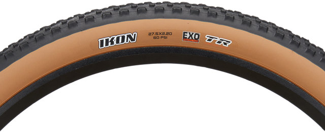Maxxis Ikon Dual EXO TR Tanwall 27.5" Folding Tyre - tanwall/27.5x2.2