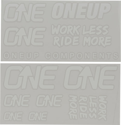 OneUp Components Juego de calcomanías Decal Kit - white