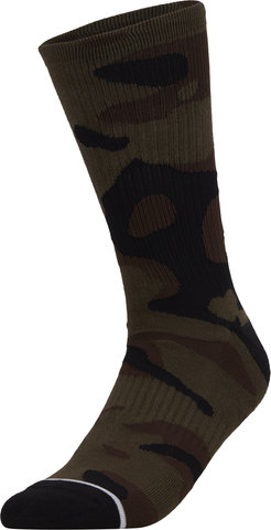 Fox Head Calcetines Fox Camo Crew - green camouflage/43 - 47